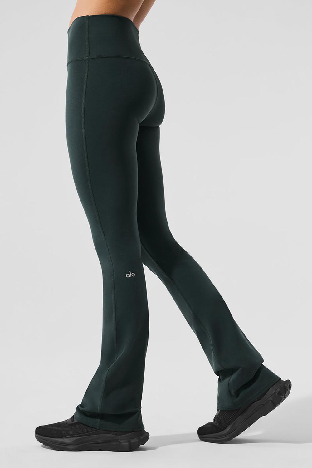 Alo Yoga Airbrush High-Waist Bootcut Naisten Leggings Vihreä | Suomi  5380-ZRYWI
