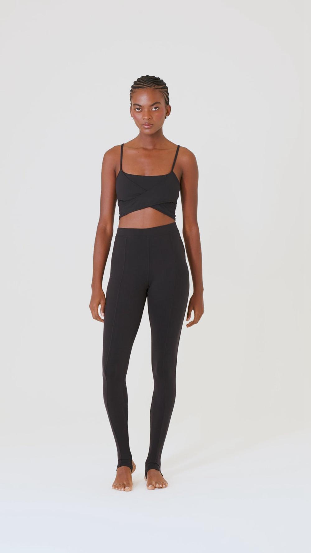 Alo Yoga Airbrush High-Waist Enso Naisten Leggings Mustat | Suomi  7265-XYOJG