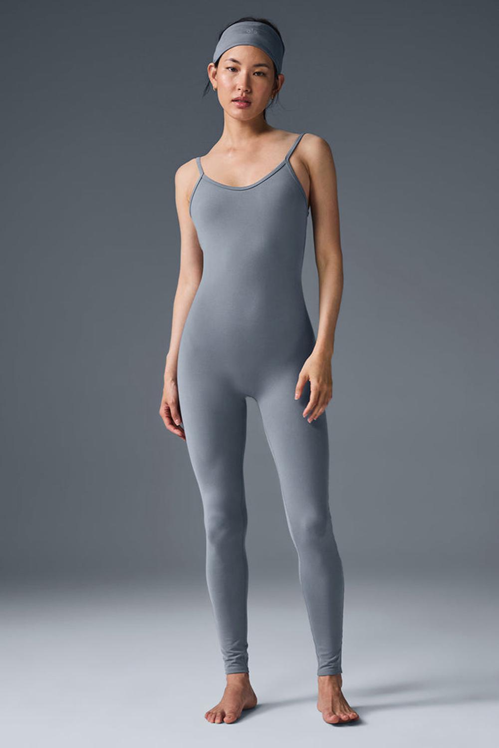 Alo Yoga Airbrush One And Done Naisten Onesies Harmaat | Suomi  2965-ZSMLD