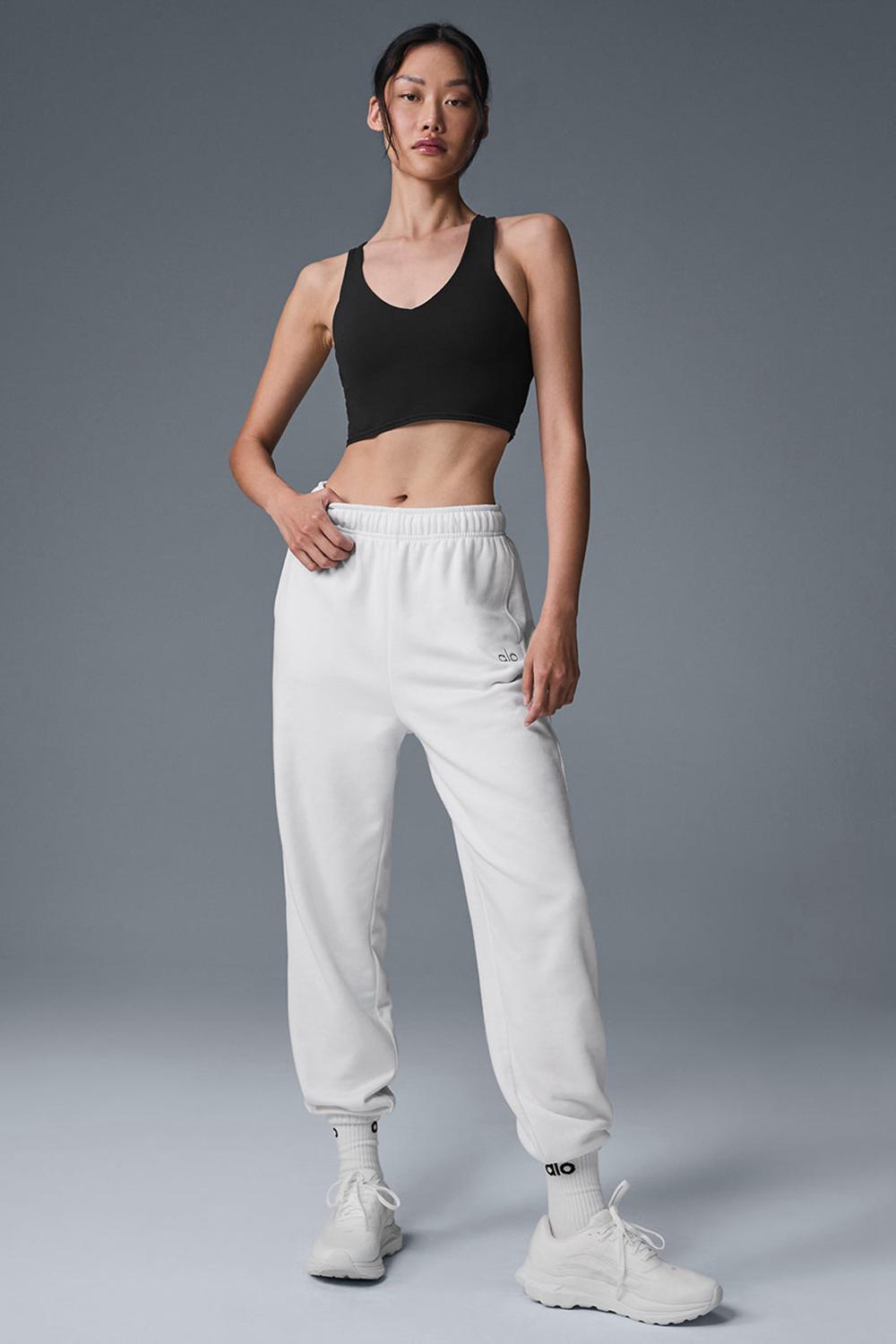 Alo Yoga Airbrush Real Naisten Bra Tank Mustat | Suomi  9701-HDEQG