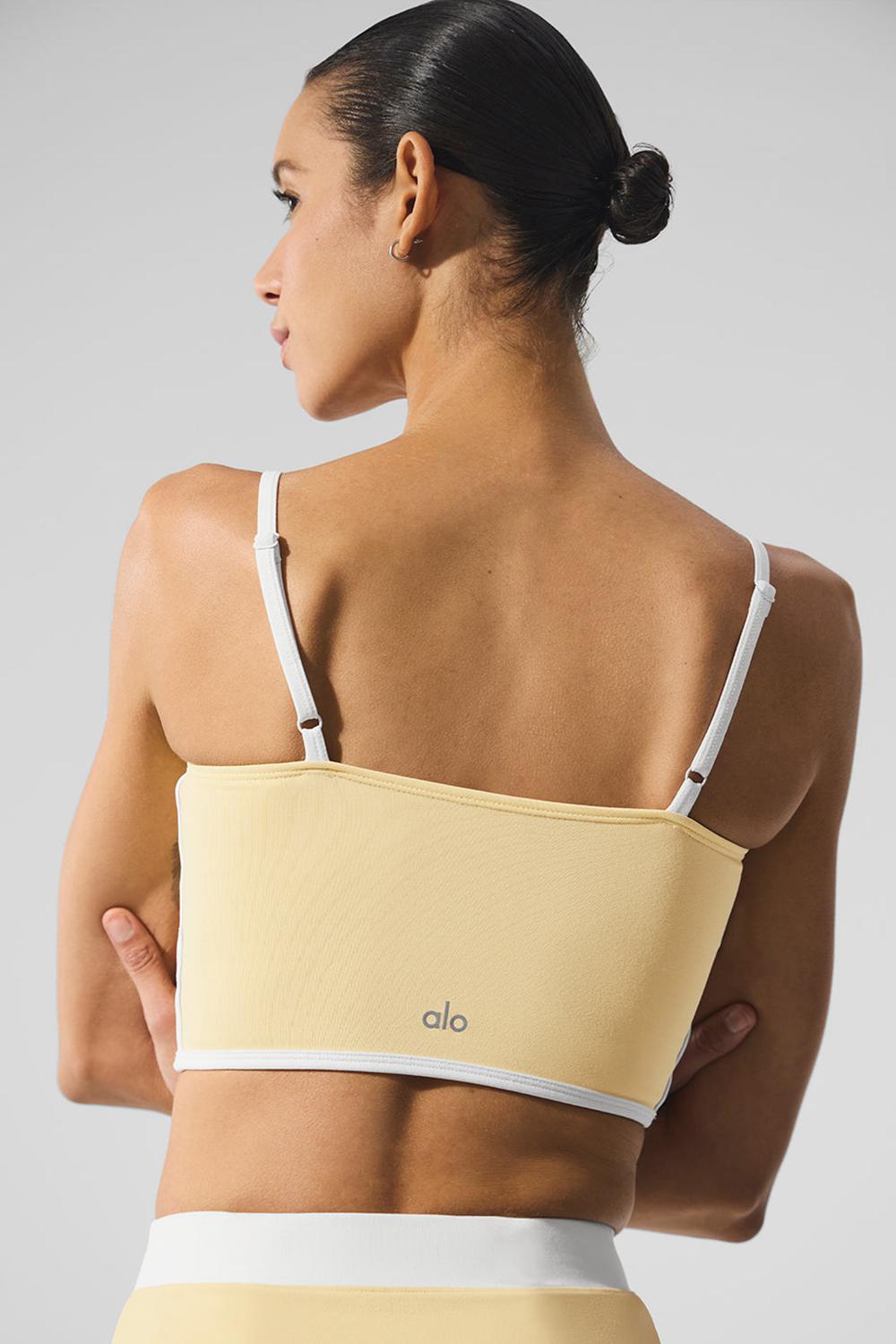 Alo Yoga Airbrush Streamlined Naisten Bra Tank Valkoinen | Suomi  2384-TMUXH