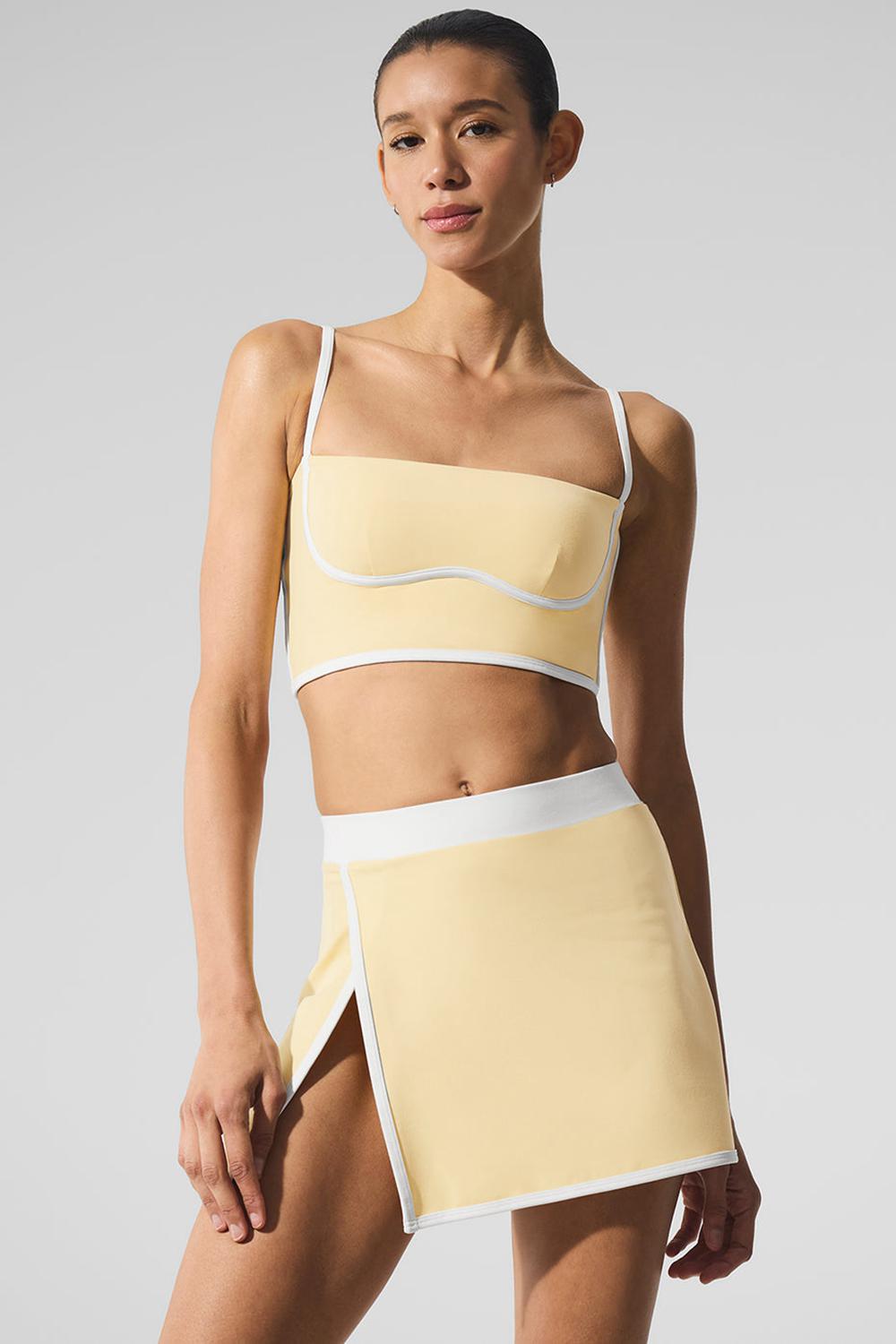 Alo Yoga Airbrush Streamlined Naisten Bra Tank Valkoinen | Suomi  2384-TMUXH
