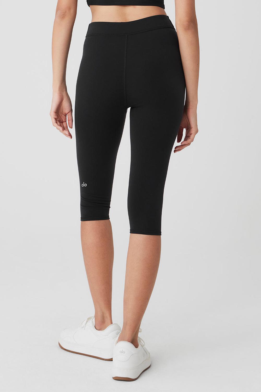 Alo Yoga Airbrush V-Cut Defineri Naisten Leggings Mustat | Suomi  0263-GDWYN