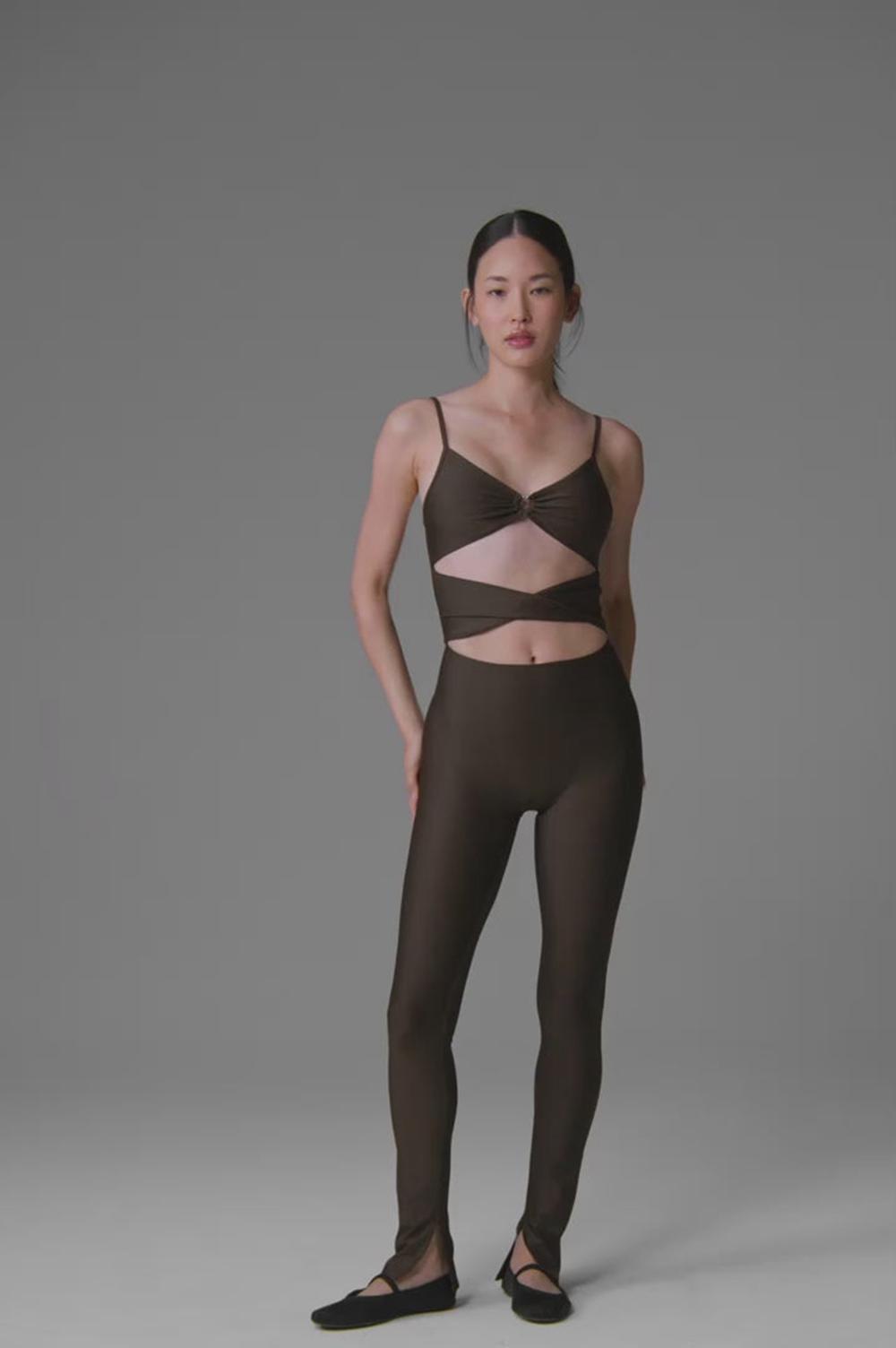 Alo Yoga Airlift A-List Naisten Onesies Espresso | Suomi  3657-BIRVP