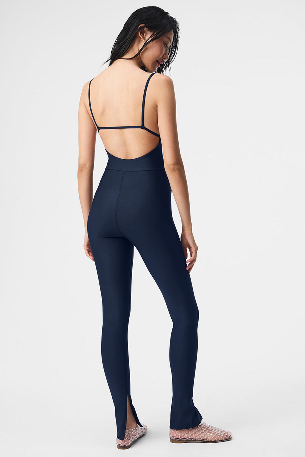 Alo Yoga Airlift Disco Daze Naisten Onesies Laivastonsininen | Suomi  1765-BJRCU