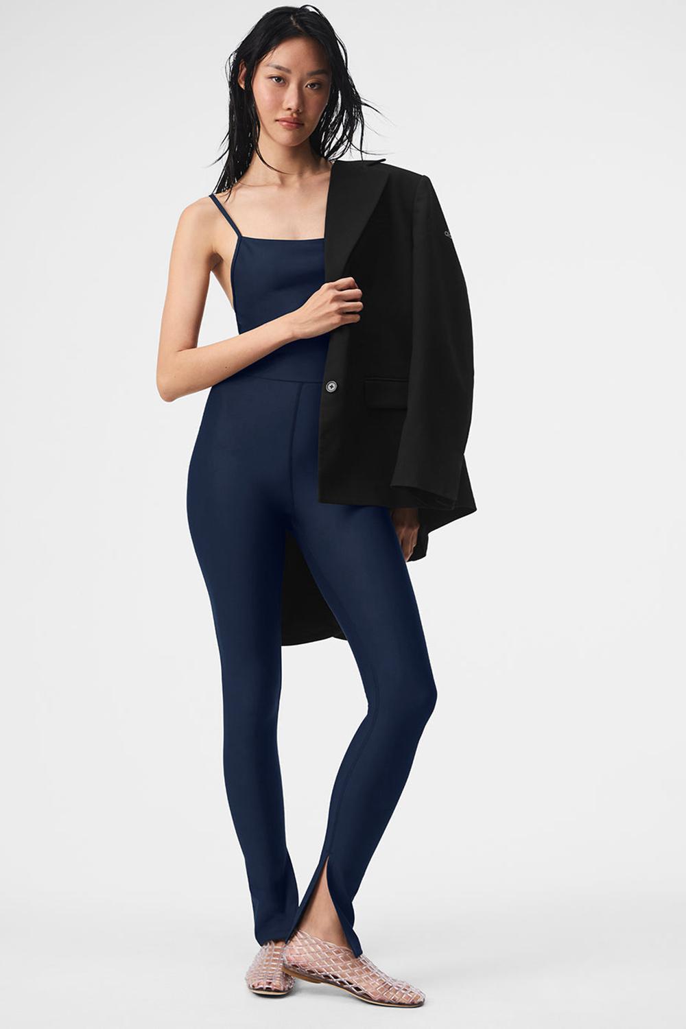Alo Yoga Airlift Disco Daze Naisten Onesies Laivastonsininen | Suomi  1765-BJRCU
