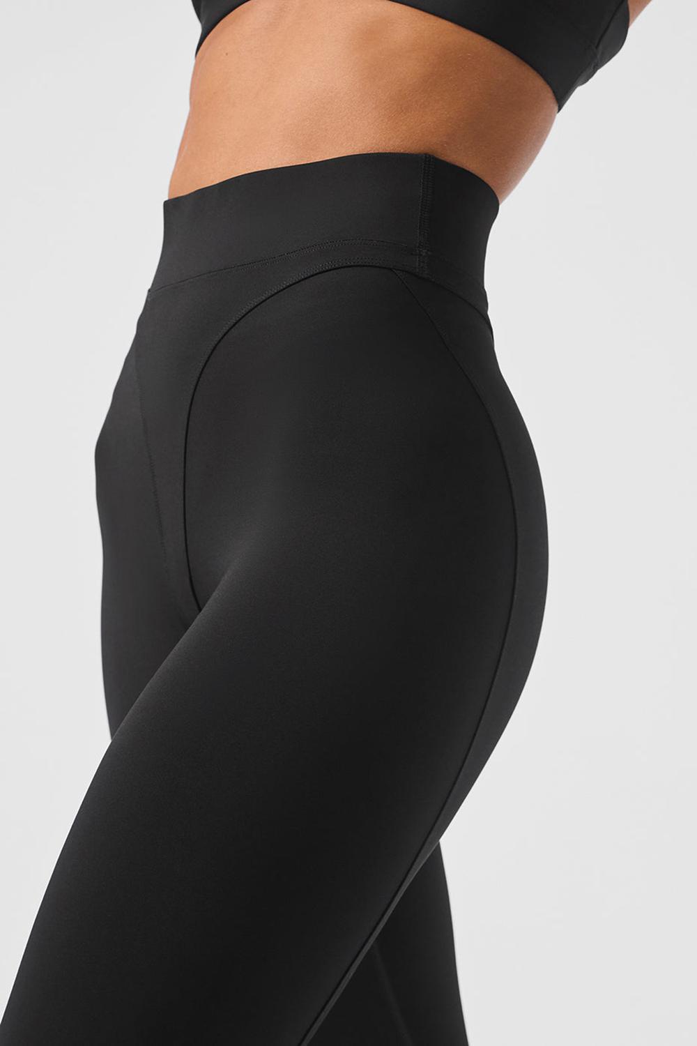 Alo Yoga Airlift Extreme High-Waist Emphasize Naisten Leggings Mustat | Suomi  8940-TPJEX
