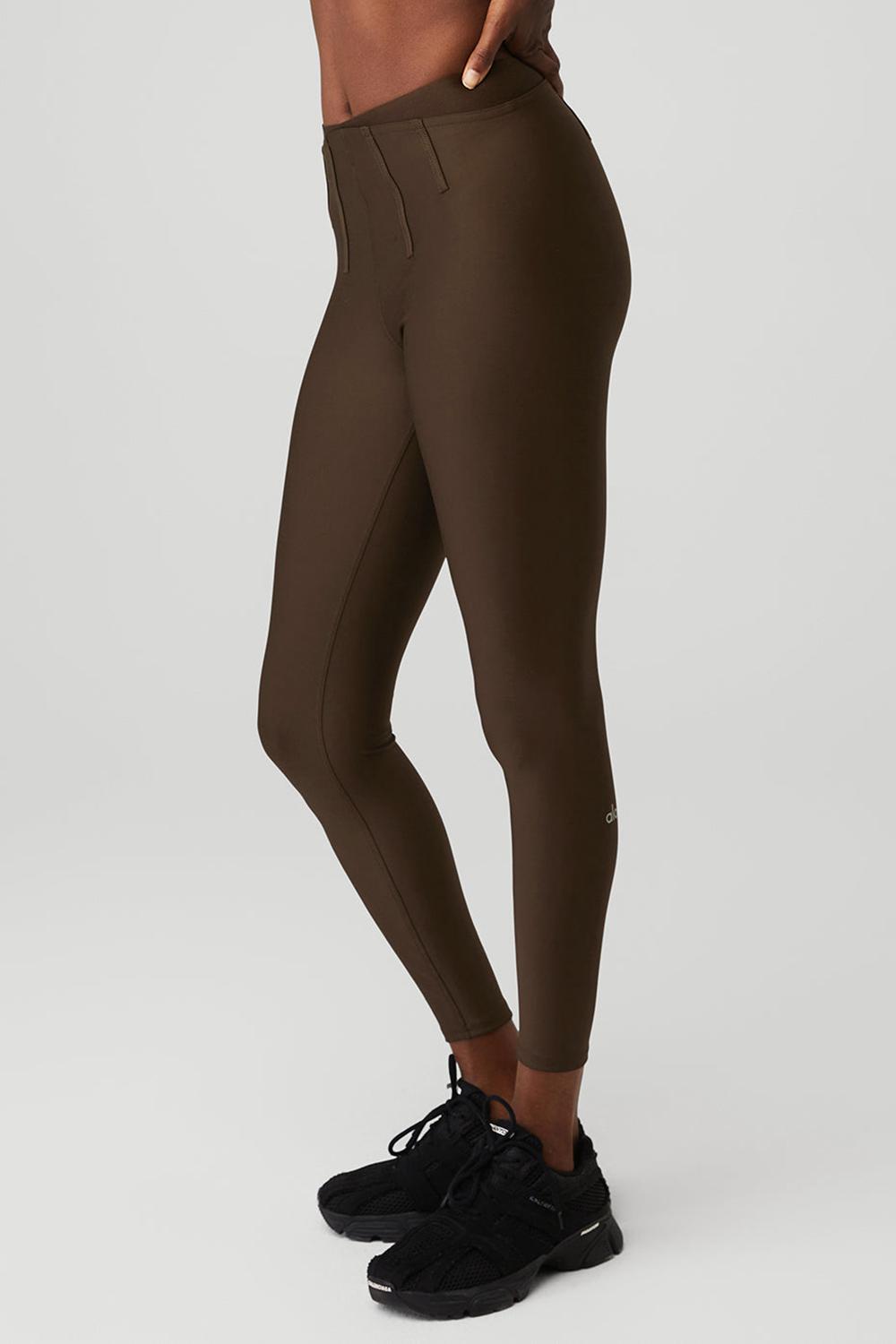 Alo Yoga Airlift High-Waist 7/8 Corset Naisten Leggings Espresso | Suomi  4832-QBZRT