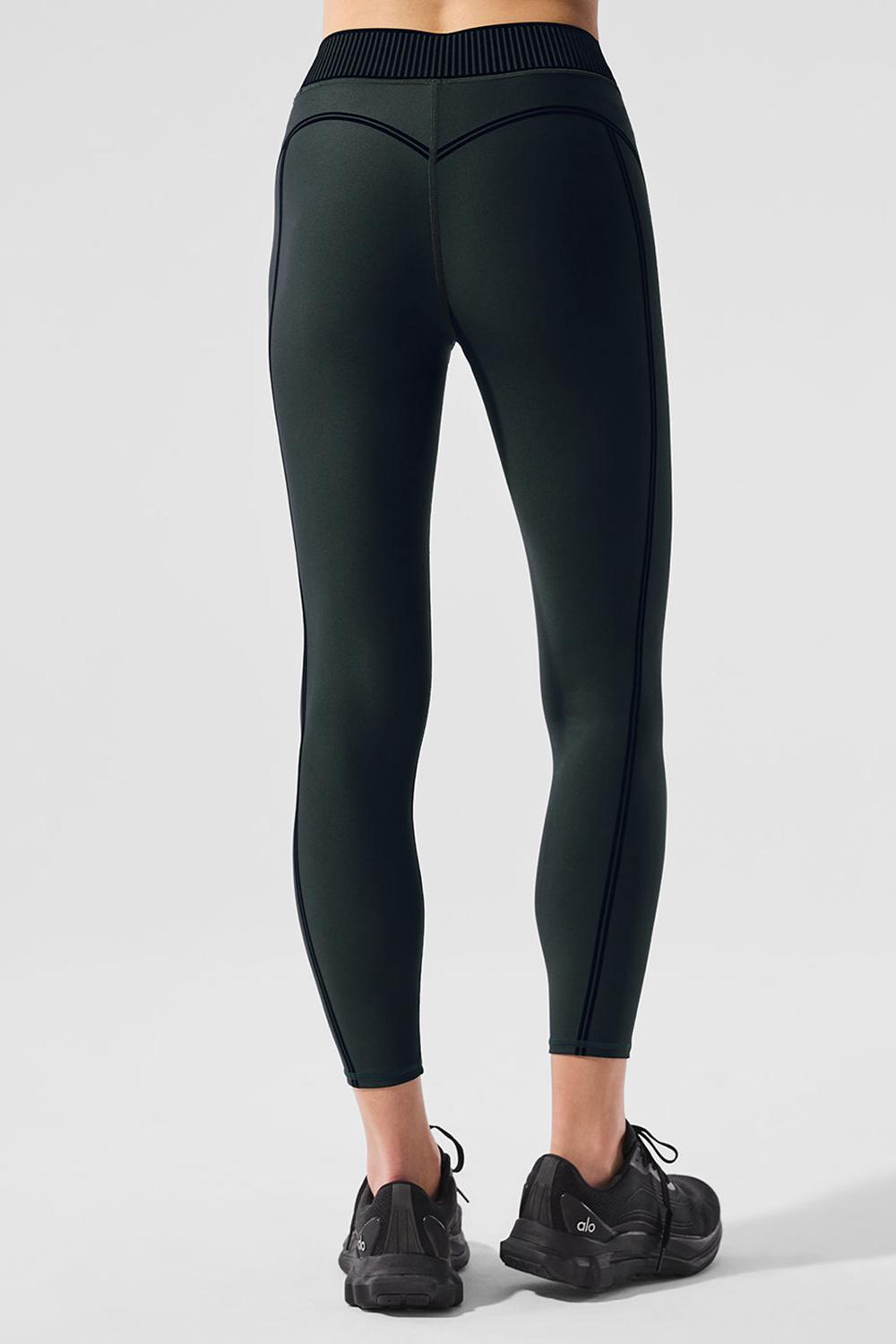 Alo Yoga Airlift High-Waist 7/8 Line Up Naisten Leggings Vihreä | Suomi  6758-JPIKV