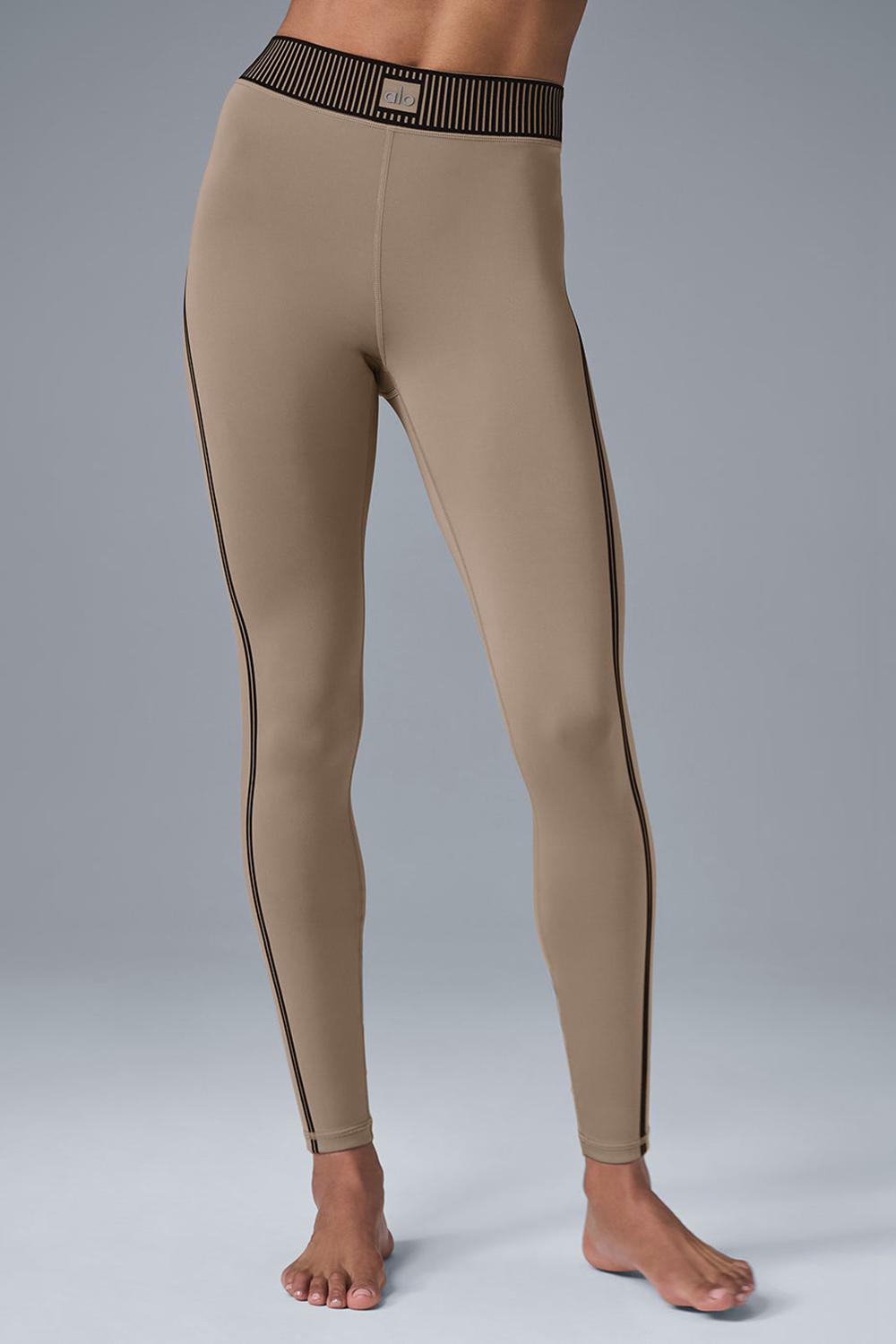 Alo Yoga Airlift High-Waist 7/8 Line Up Naisten Leggings Gravel | Suomi  2513-OELYJ