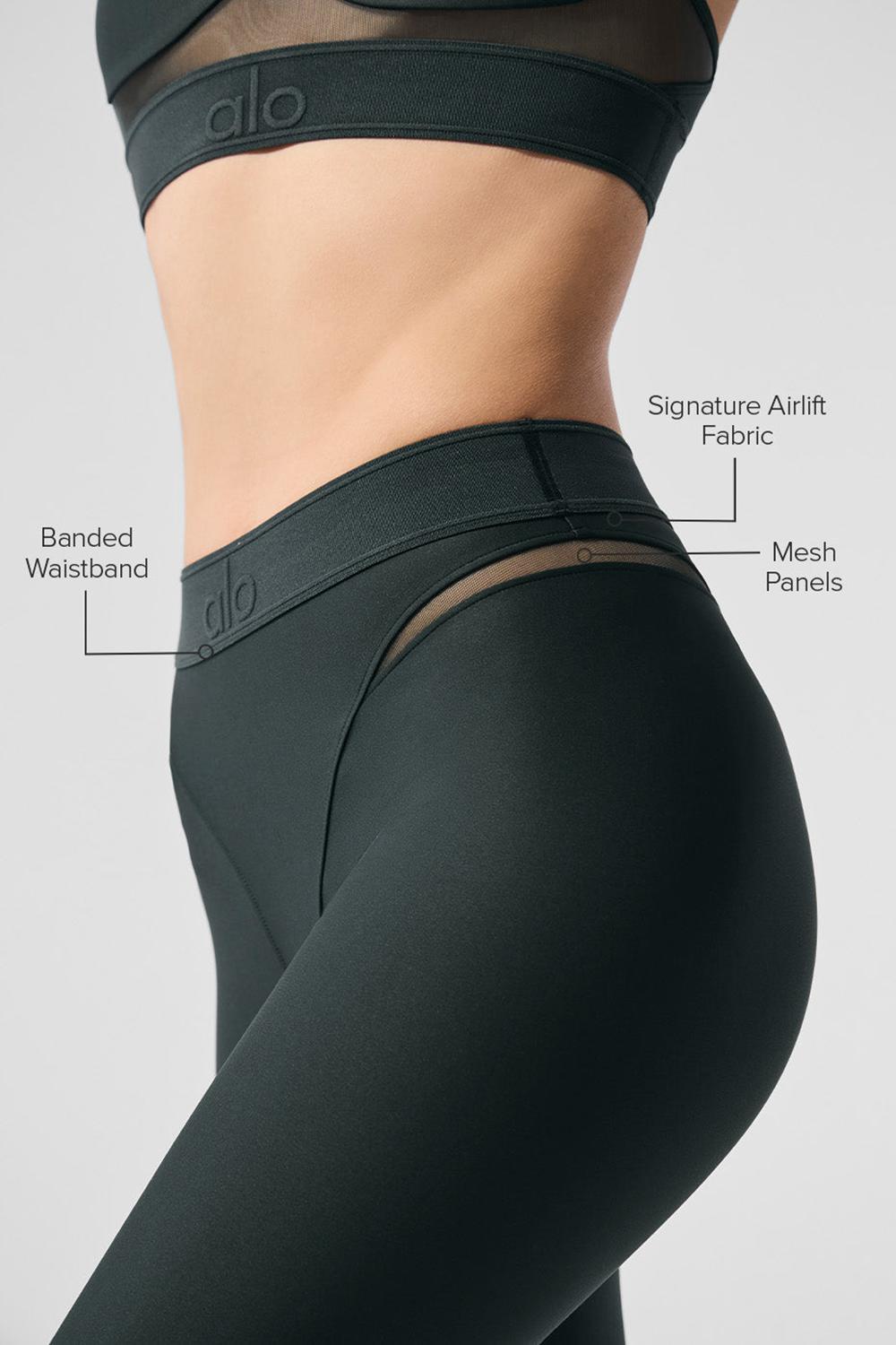 Alo Yoga Airlift High-Waist 7/8 Rebel Naisten Leggings Vihreä | Suomi  0432-QVTWH