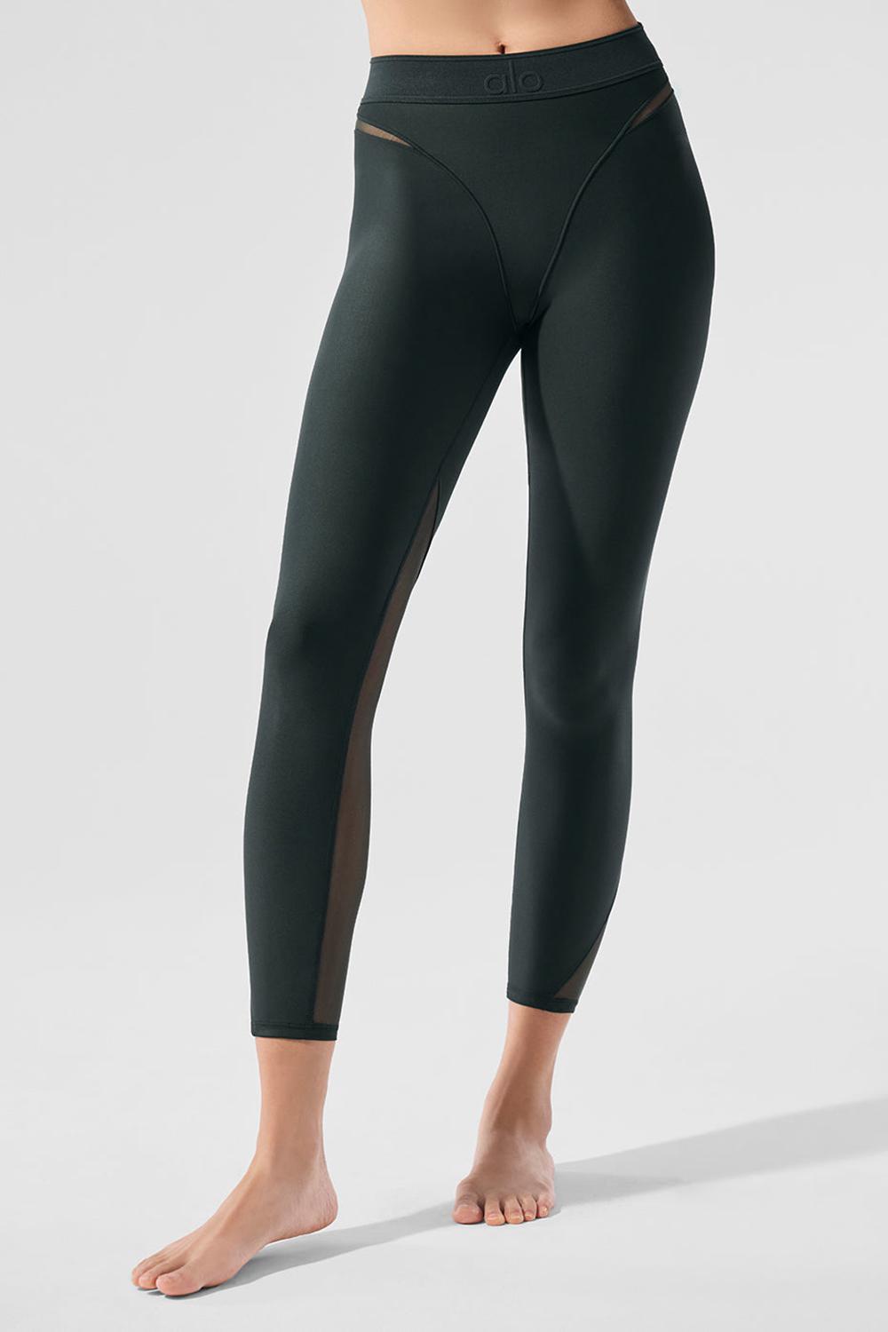 Alo Yoga Airlift High-Waist 7/8 Rebel Naisten Leggings Vihreä | Suomi  0432-QVTWH