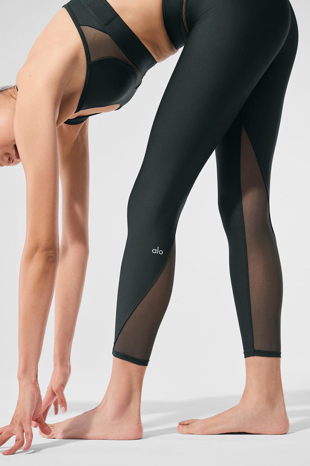 Alo Yoga Airlift High-Waist 7/8 Rebel Naisten Leggings Vihreä | Suomi  0432-QVTWH