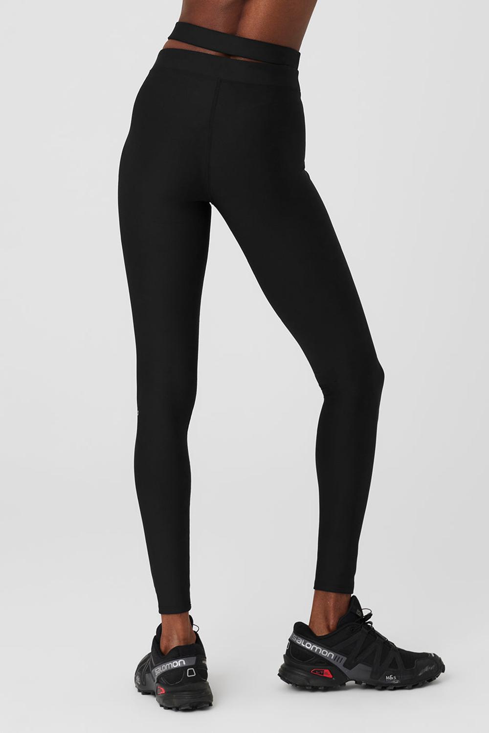 Alo Yoga Airlift High-Waist All Access Naisten Leggings Mustat | Suomi  8653-WHATO
