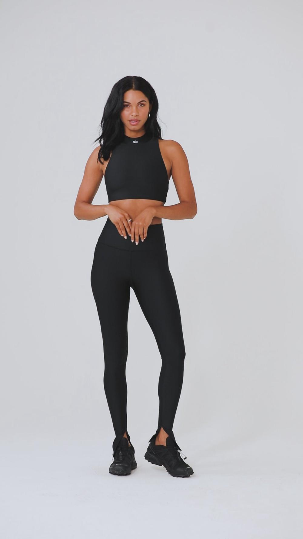 Alo Yoga Airlift High-Waist Elongated Naisten Leggings Anthracite | Suomi  6584-BWZES