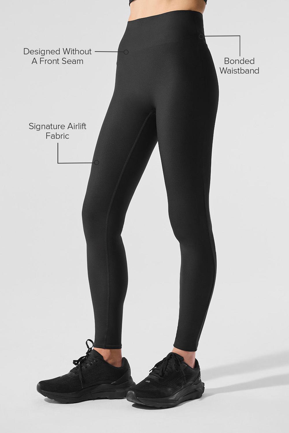 Alo Yoga Airlift High-Waist Sleek Naisten Leggings Mustat | Suomi  6594-GCPKI