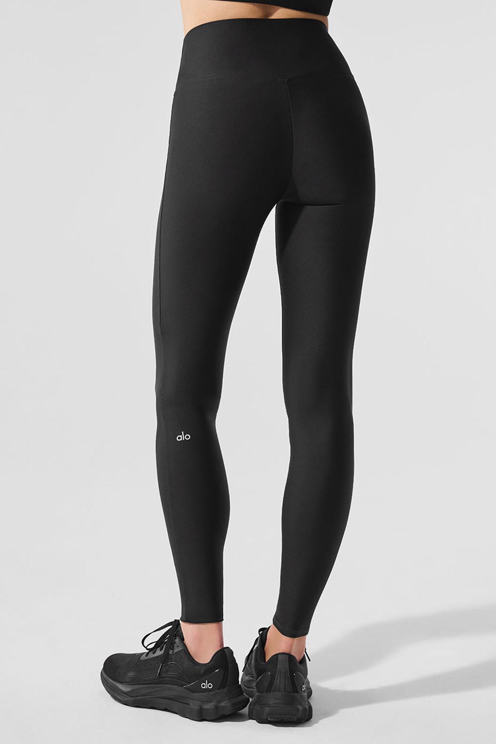 Alo Yoga Airlift High-Waist Sleek Naisten Leggings Mustat | Suomi  6594-GCPKI