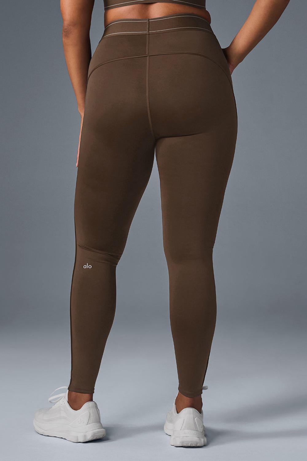 Alo Yoga Airlift High-Waist Suit Up Naisten Leggings Espresso | Suomi  8360-HBRSG