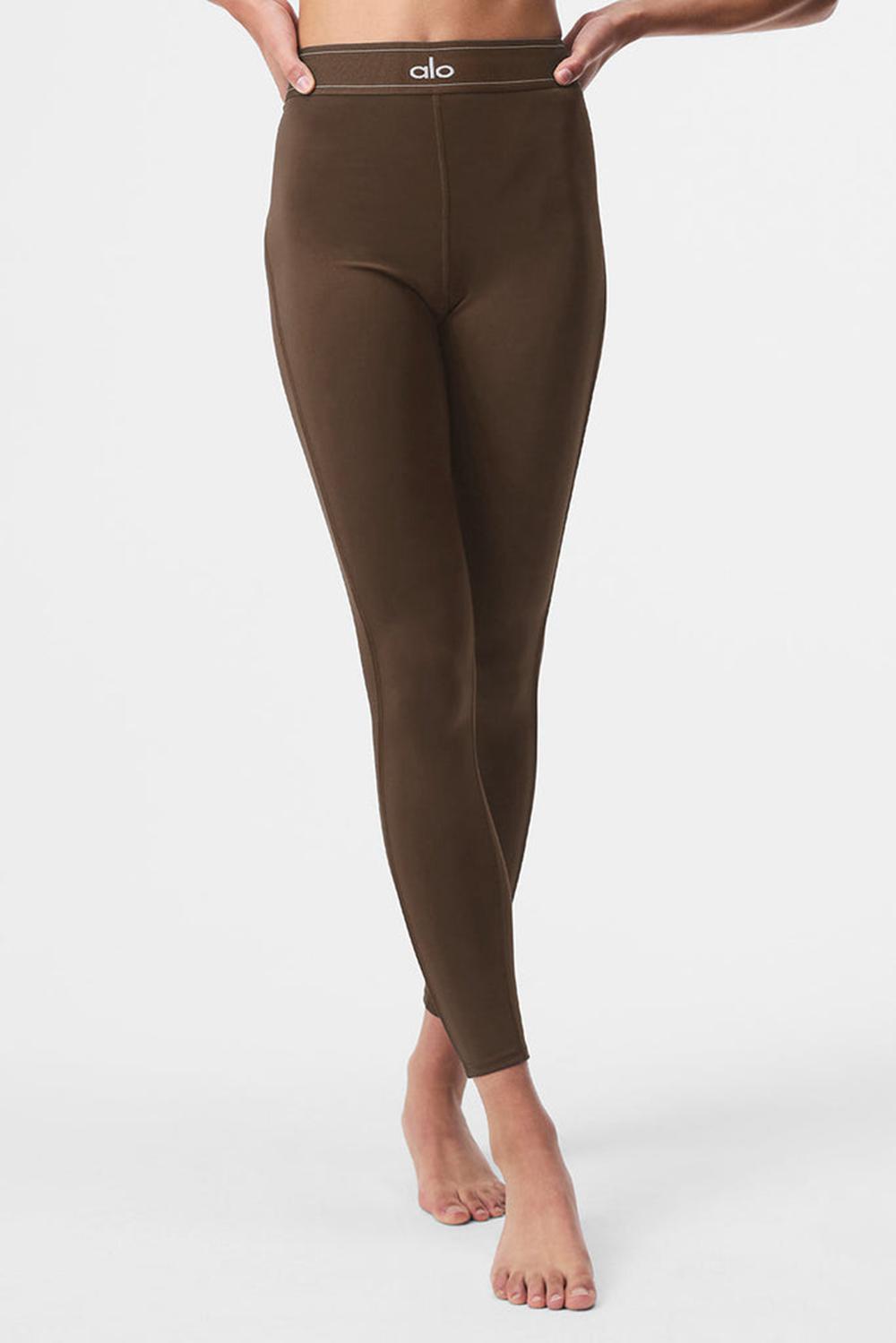 Alo Yoga Airlift High-Waist Suit Up Naisten Leggings Espresso | Suomi  8360-HBRSG
