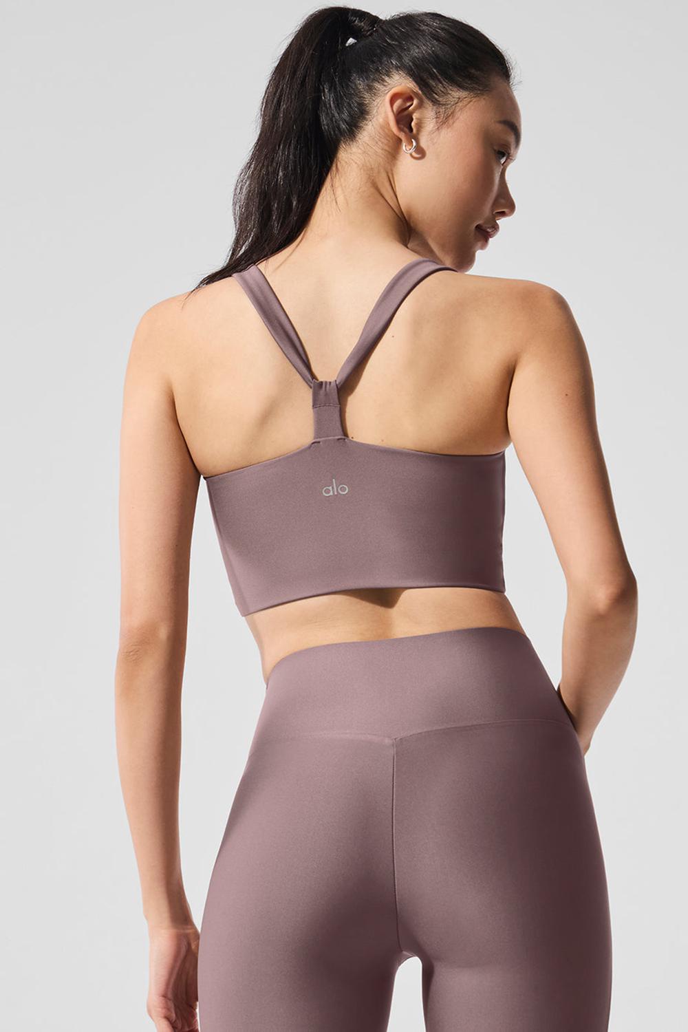 Alo Yoga Airlift Sleek Naisten Bra Tank Mushroom | Suomi  2681-WLRGO