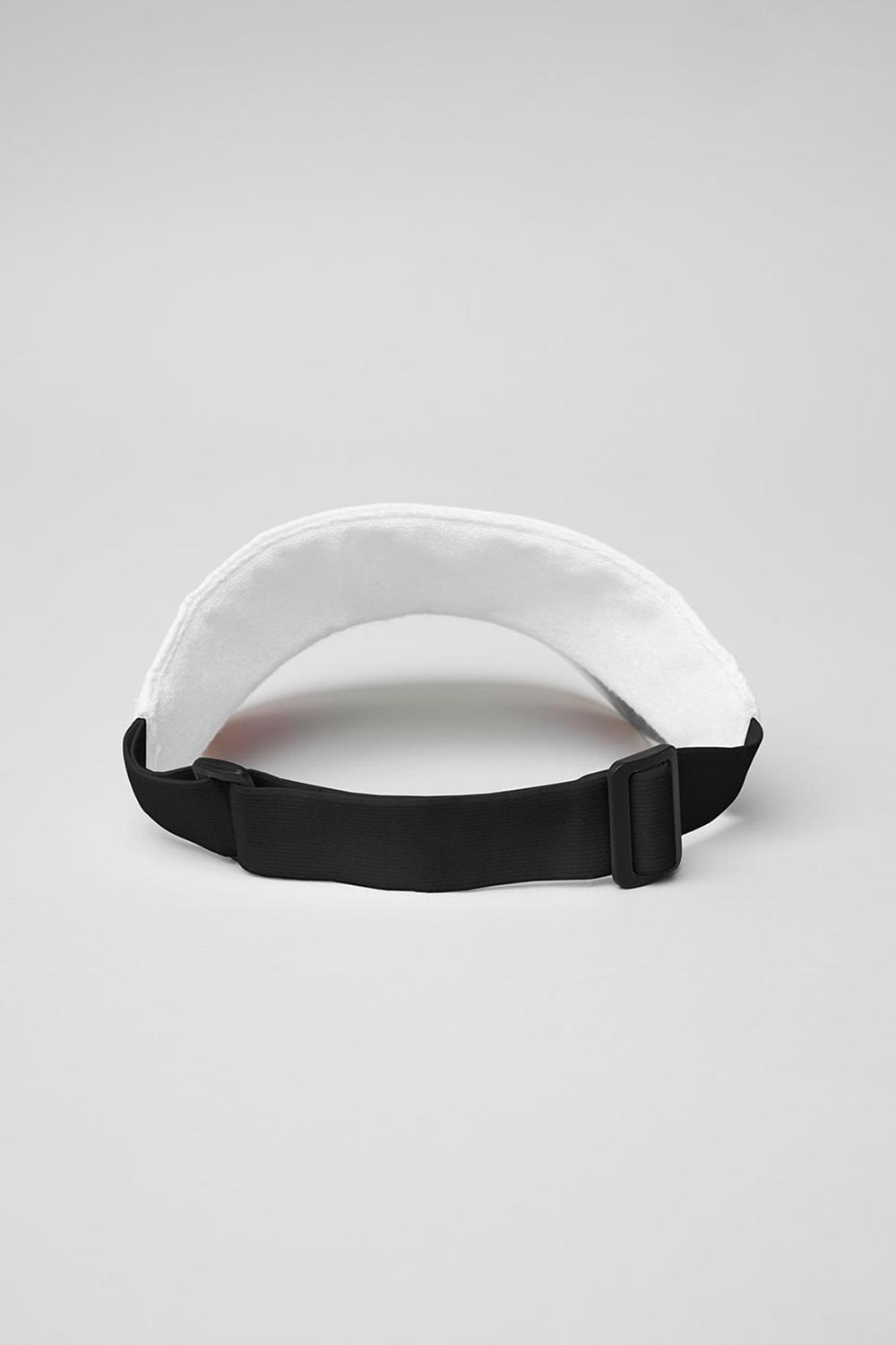 Alo Yoga Airlift Solar Miesten Visor Valkoinen | Suomi  2476-IPTXK