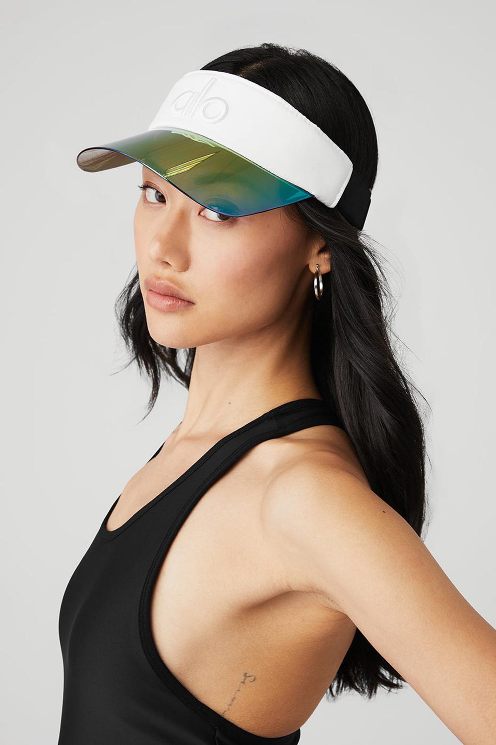 Alo Yoga Airlift Solar Naisten Visor Valkoinen | Suomi  8712-YJDSR