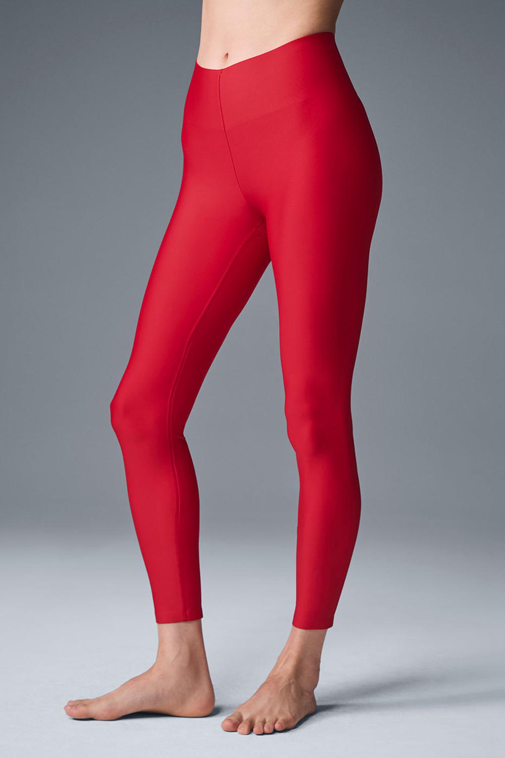 Alo Yoga Airlift Strength Extreme High-Waist 7/8 Naisten Leggings Punainen | Suomi  4782-FOWSL