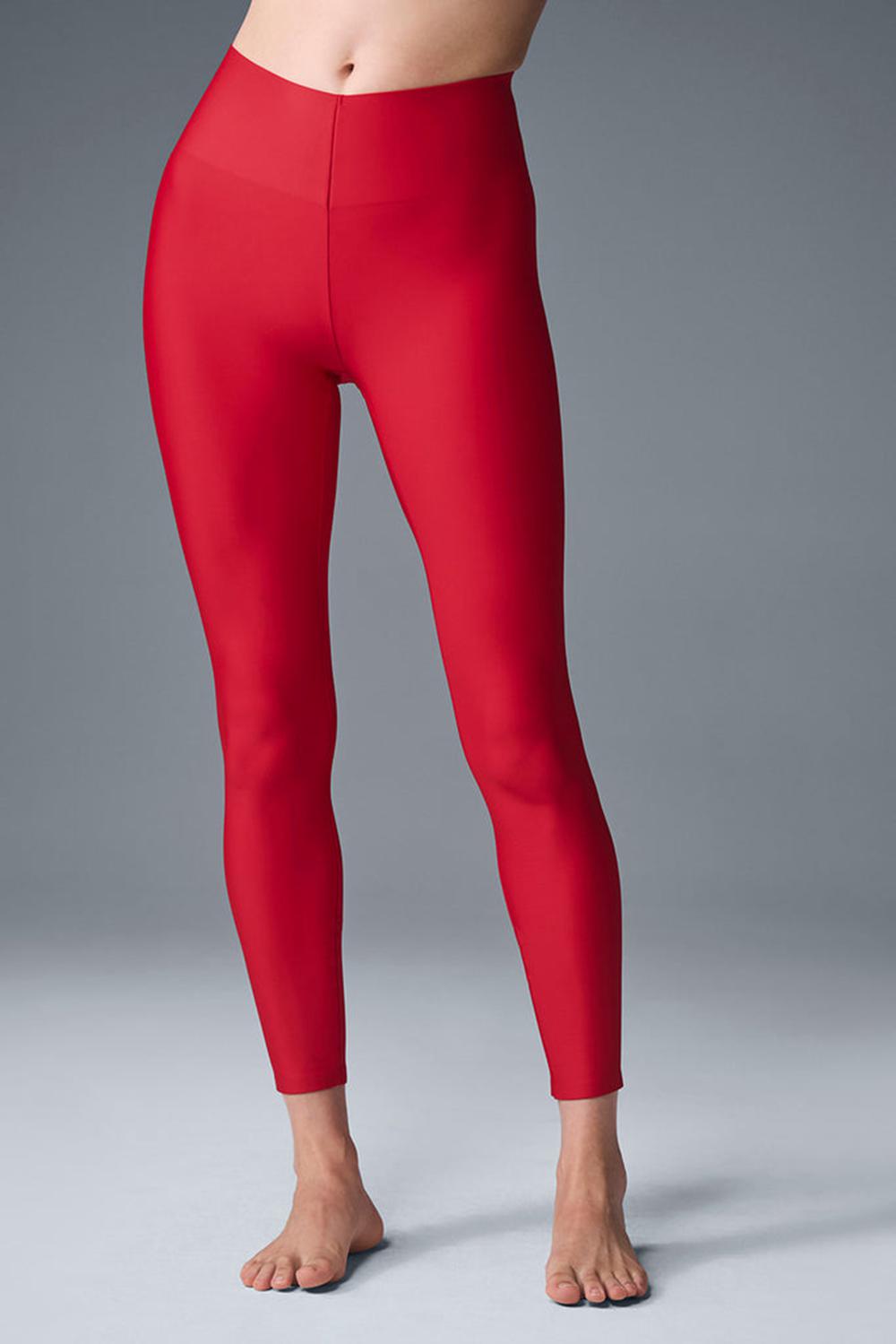 Alo Yoga Airlift Strength Extreme High-Waist 7/8 Naisten Leggings Punainen | Suomi  4782-FOWSL