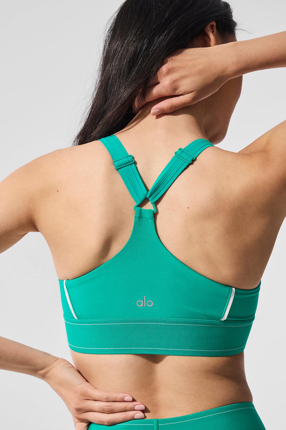 Alo Yoga Airlift Suit Up Naisten Urheiluliivi Vihreä Valkoinen | Suomi  8014-YKXWE