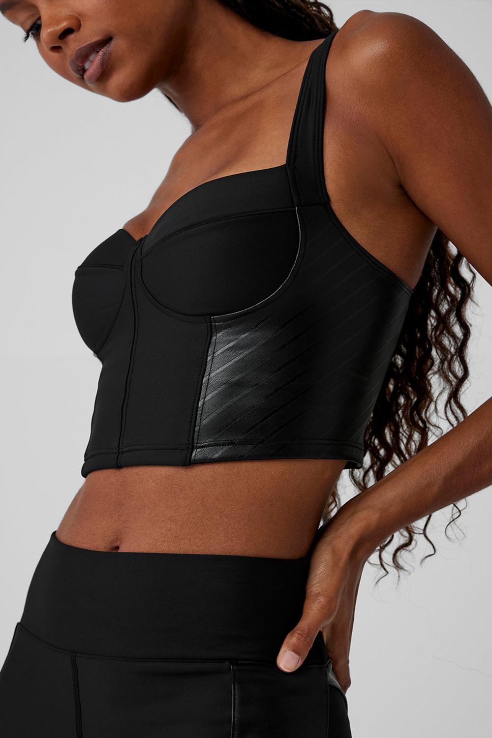 Alo Yoga Airlift Winter Warm Cropped Supermoto Naisten Juoksupaidat Mustat | Suomi  9512-MNQTR