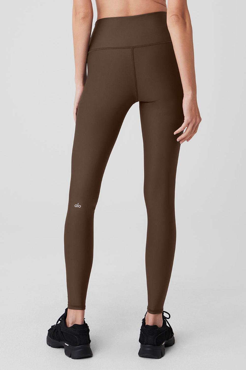 Alo Yoga Airlift Winter Warm High-Waist Naisten Leggings Espresso | Suomi  1432-CLFWX