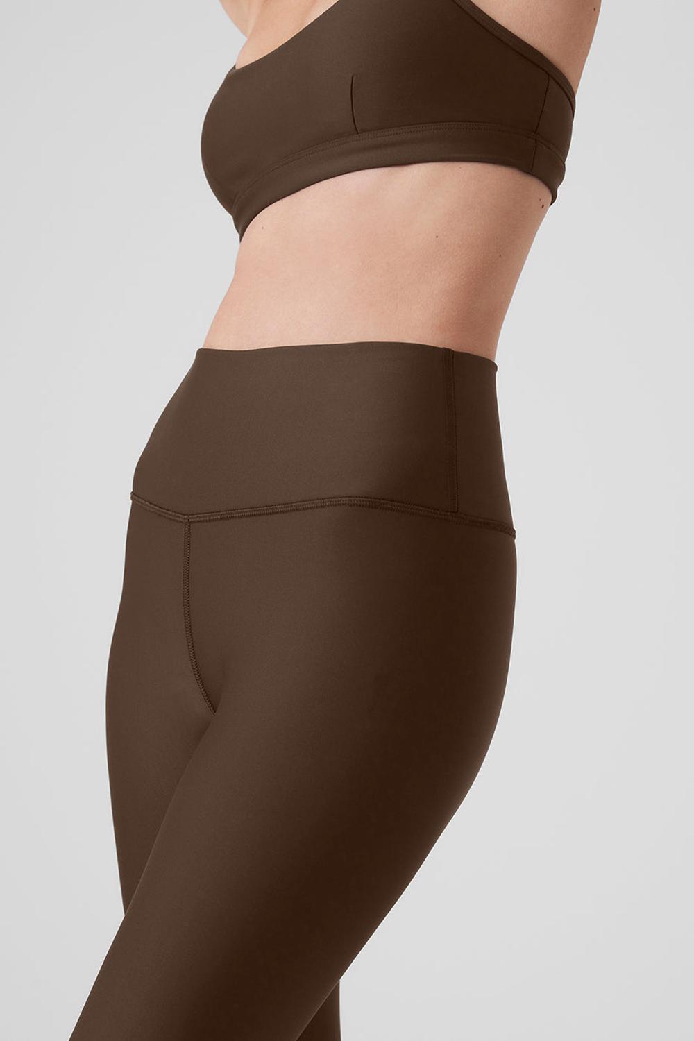 Alo Yoga Airlift Winter Warm High-Waist Naisten Leggings Espresso | Suomi  1432-CLFWX