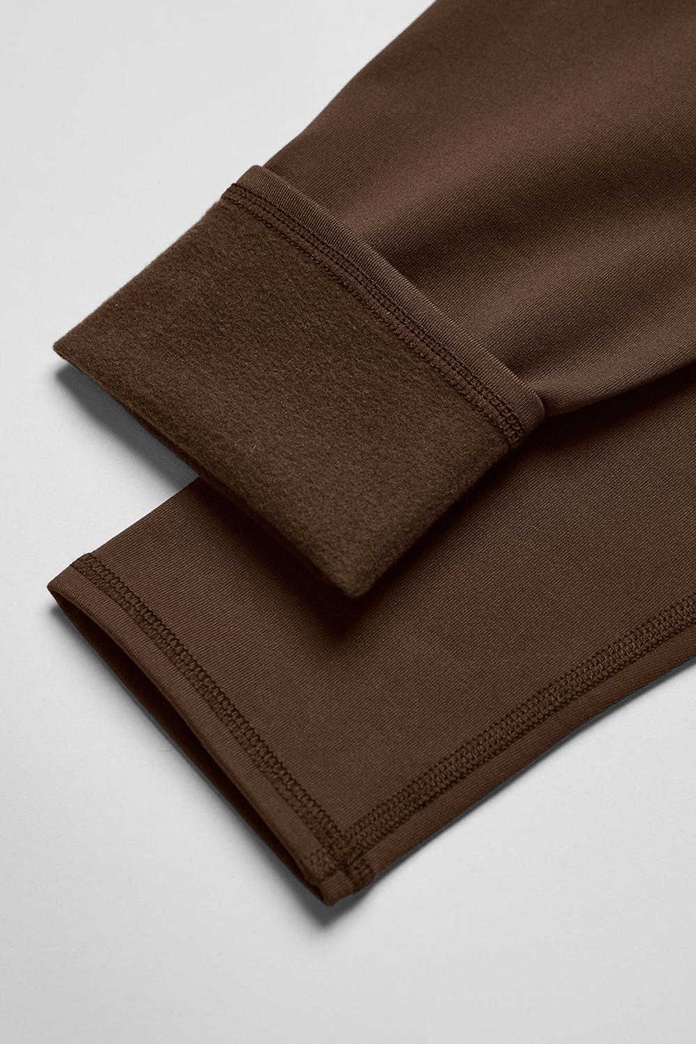 Alo Yoga Airlift Winter Warm High-Waist Naisten Leggings Espresso | Suomi  1432-CLFWX
