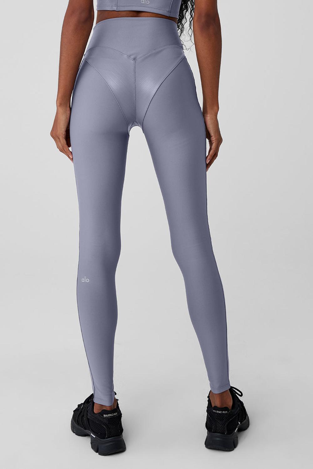 Alo Yoga Airlift Winter Warm High-Waist Supermoto Naisten Leggings Fog | Suomi  1364-QASCJ