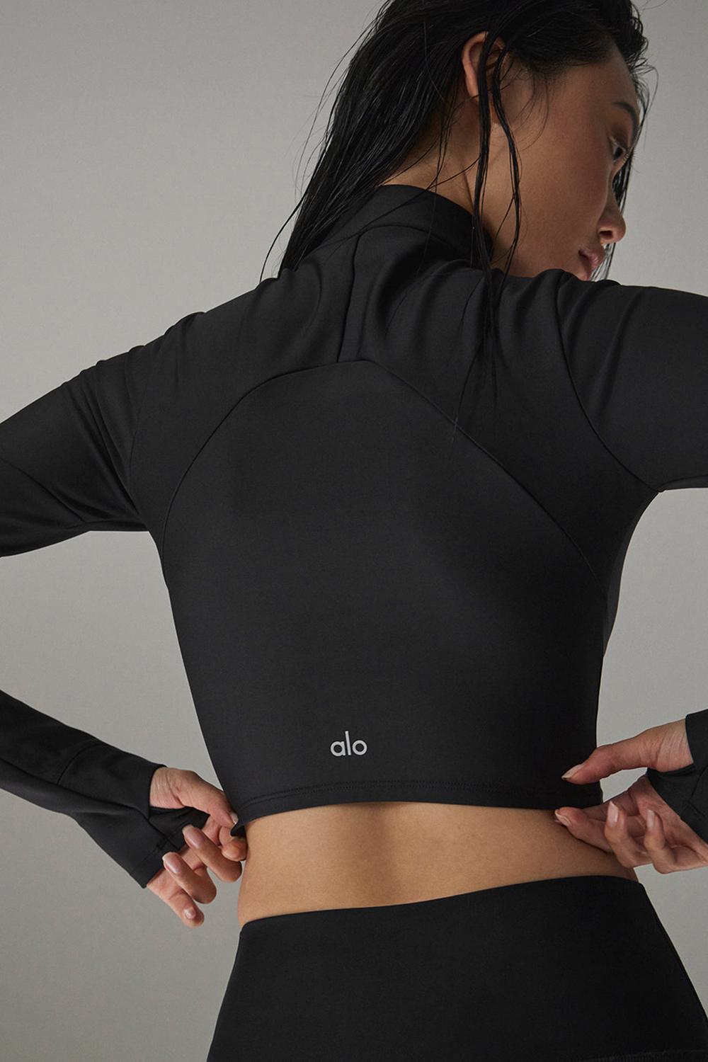 Alo Yoga Airlift Winter Warm Ski Time Naisten Pitkähihainen Mustat | Suomi  8720-RHIMQ