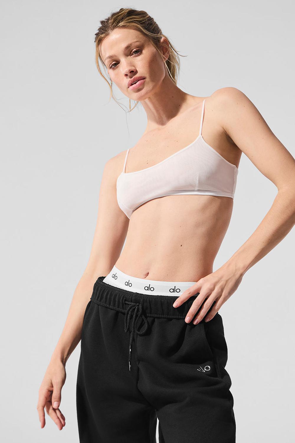Alo Yoga Airmesh Venuslette Naisten Braletsit Valkoinen | Suomi  6051-DGYQA