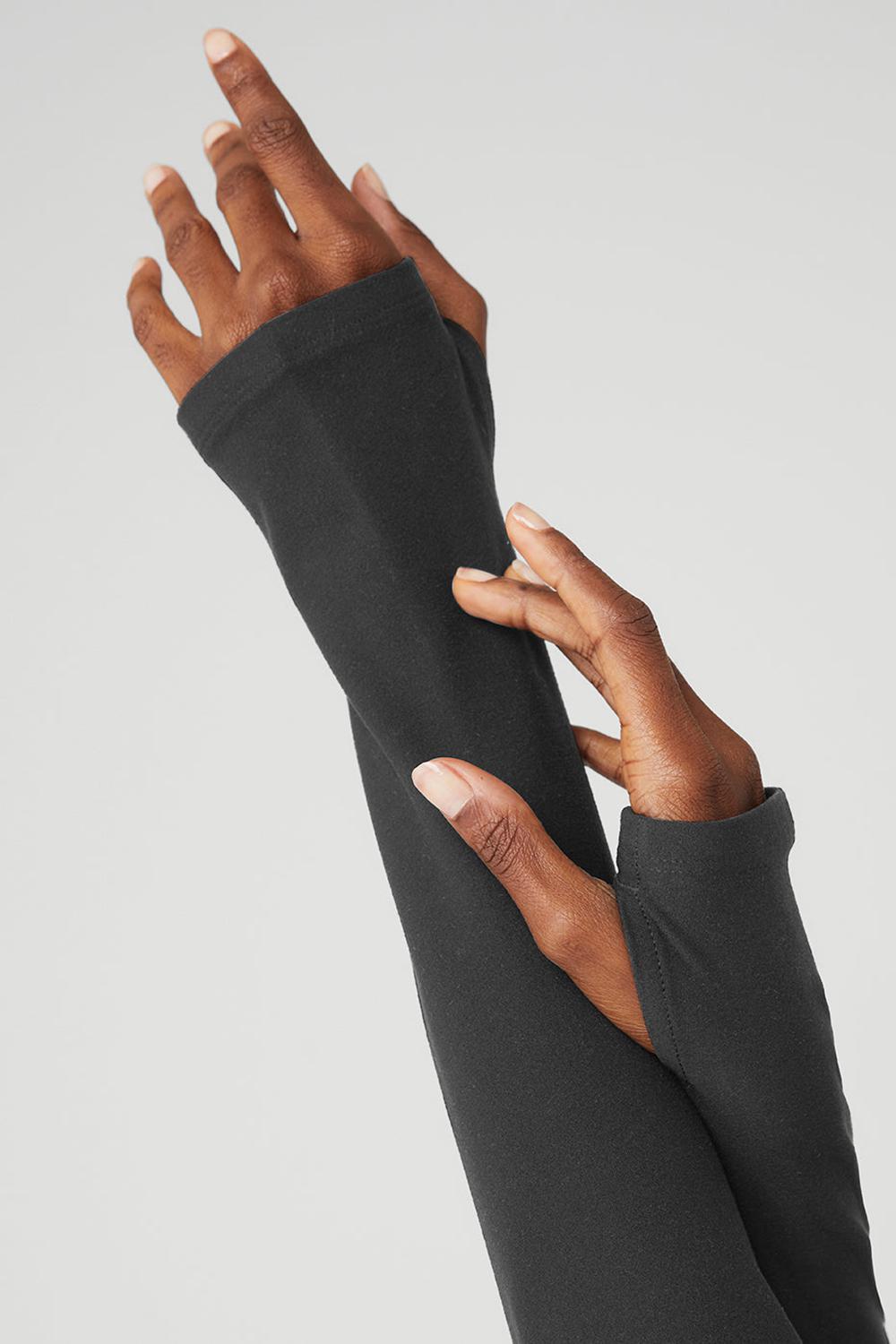 Alo Yoga Alosoft 1/2 Zip Rapid Naisten Villapusero Anthracite | Suomi  9327-QHIAF