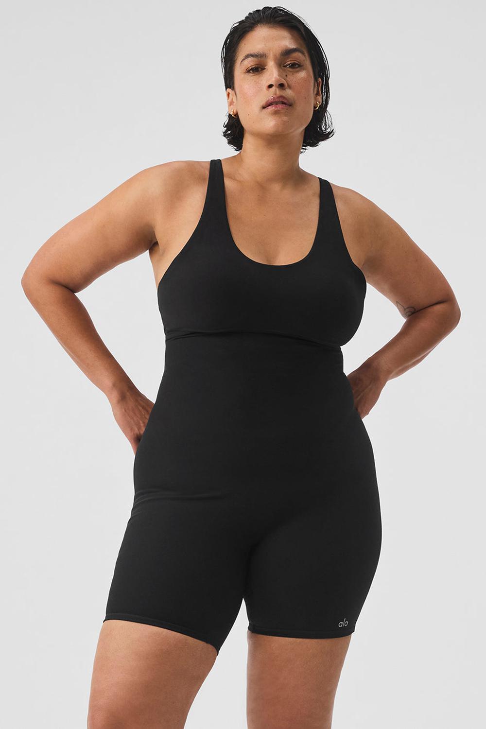 Alo Yoga Alosoft Center Stage Naisten Onesies Mustat | Suomi  7946-XSYQG