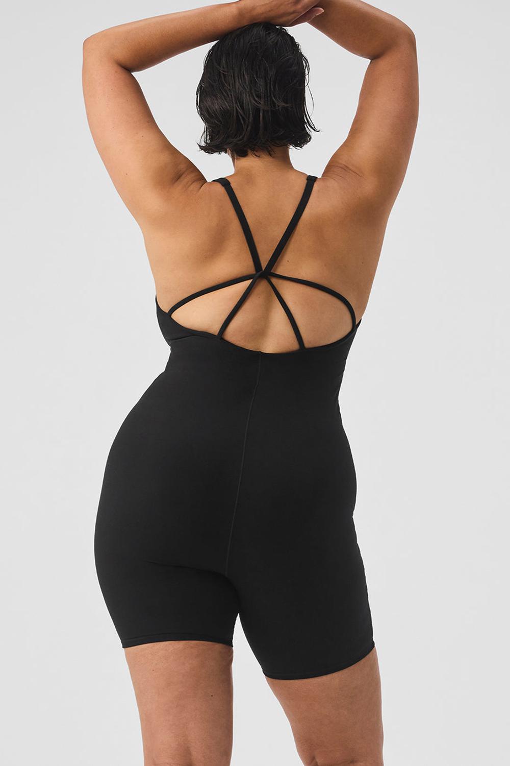 Alo Yoga Alosoft Center Stage Naisten Onesies Mustat | Suomi  7946-XSYQG