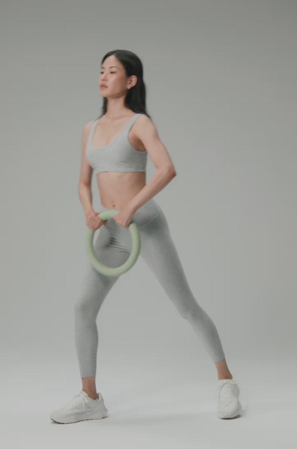 Alo Yoga Alosoft Center Stage Naisten Urheiluliivi Oatmeal Heather | Suomi  2307-SOQIH
