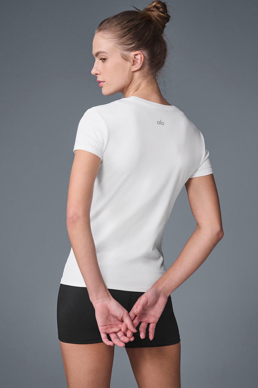 Alo Yoga Alosoft Finesse Naisten Juoksupaidat Valkoinen | Suomi  1250-FMEUS