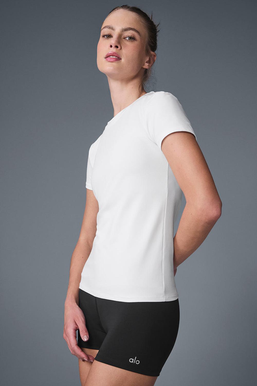 Alo Yoga Alosoft Finesse Naisten Juoksupaidat Valkoinen | Suomi  1250-FMEUS