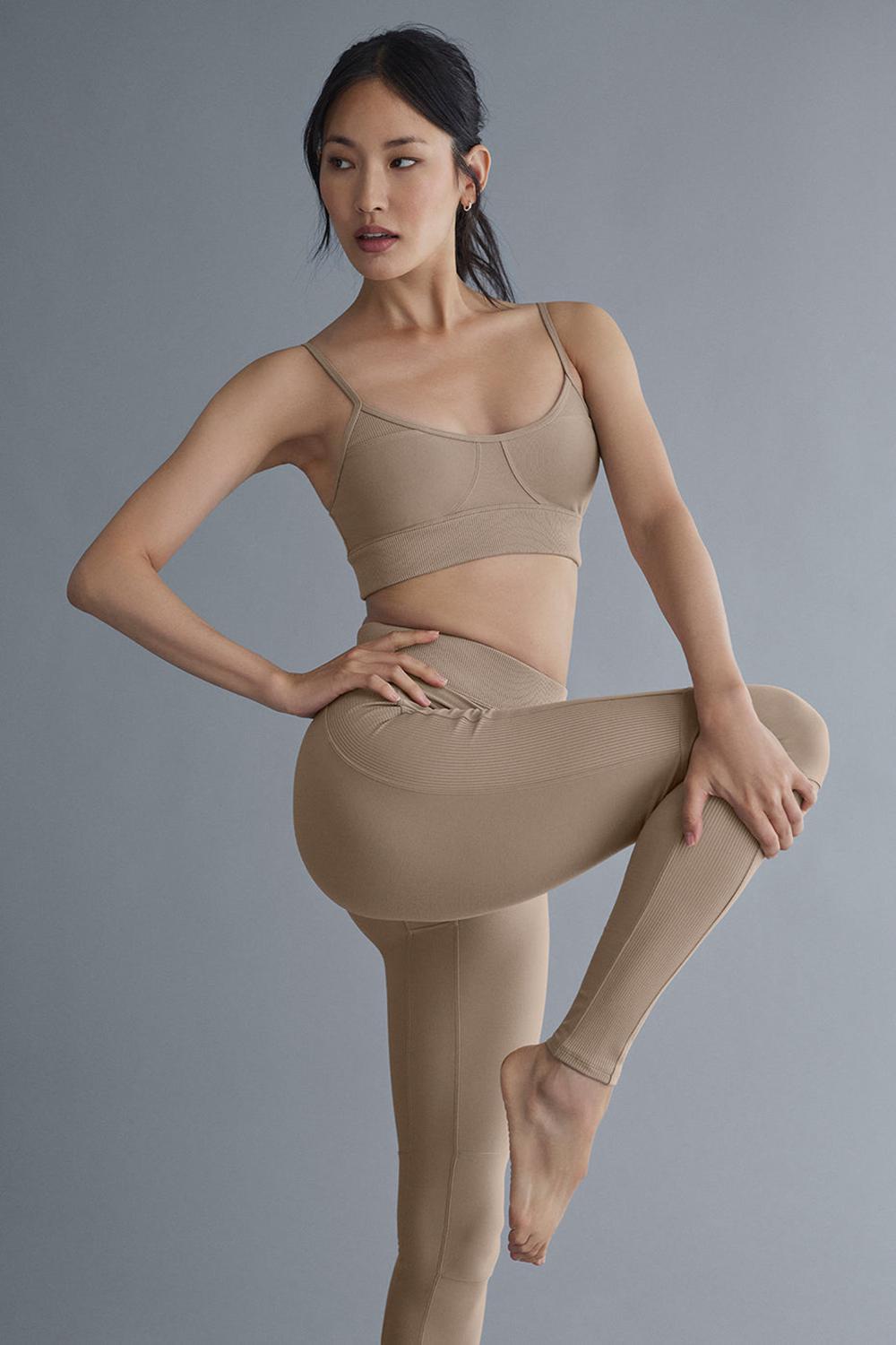 Alo Yoga Alosoft Head Start Naisten Urheiluliivi Gravel | Suomi  4692-PZAKG