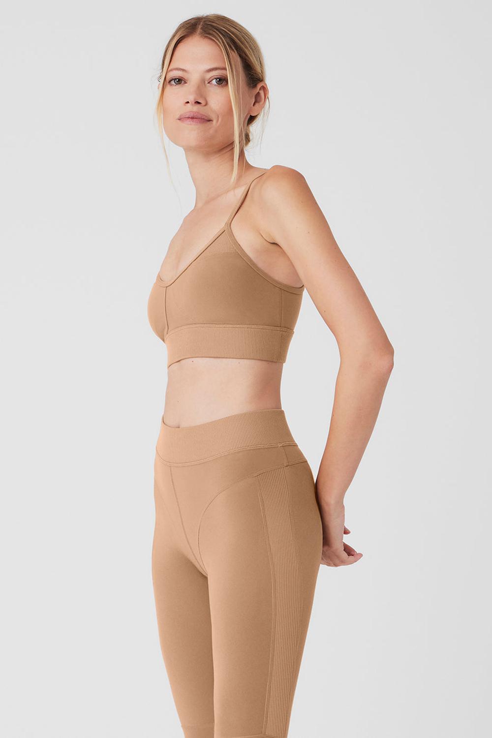 Alo Yoga Alosoft Head Start Naisten Urheiluliivi Toasted Almond | Suomi  1762-YJRHO