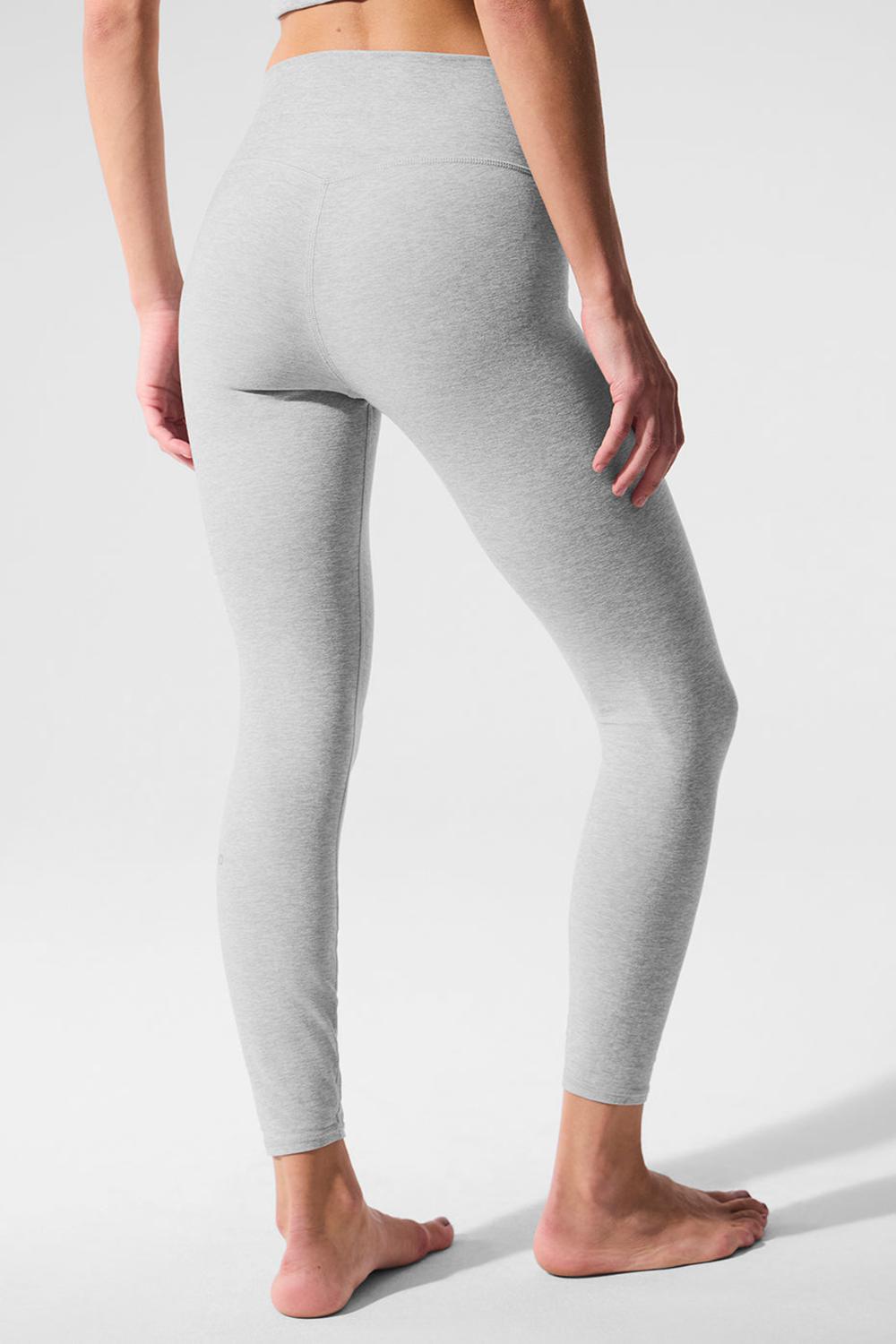 Alo Yoga Alosoft High-Waist 7/8 Highlight Naisten Leggings Harmaat | Suomi  7153-BAPUK