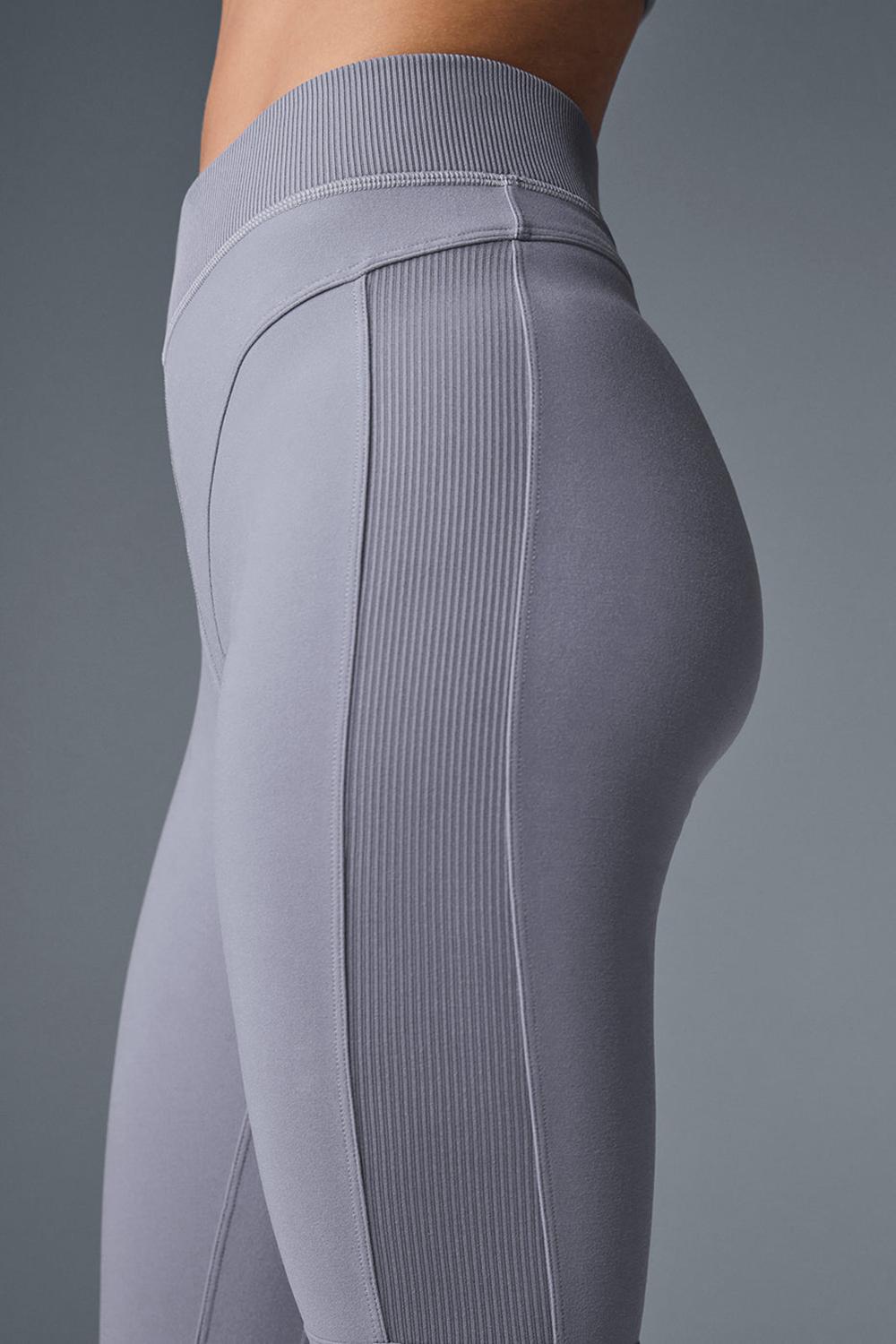Alo Yoga Alosoft High-Waist Head Start Naisten Leggings Fog | Suomi  0649-XNCHI