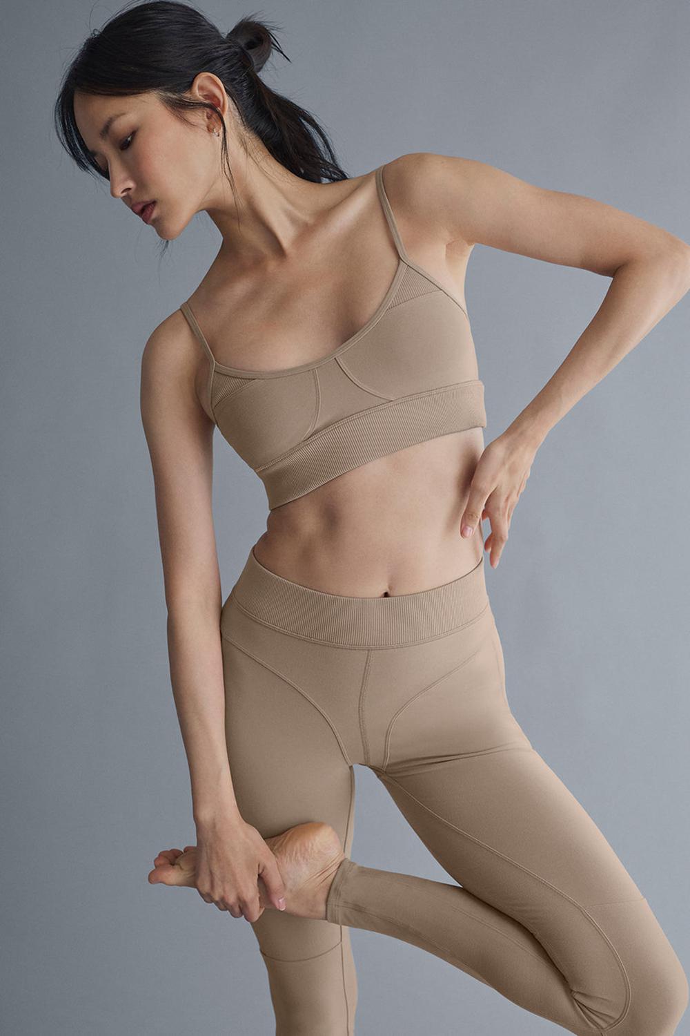 Alo Yoga Alosoft High-Waist Head Start Naisten Leggings Gravel | Suomi  7159-JEOWH