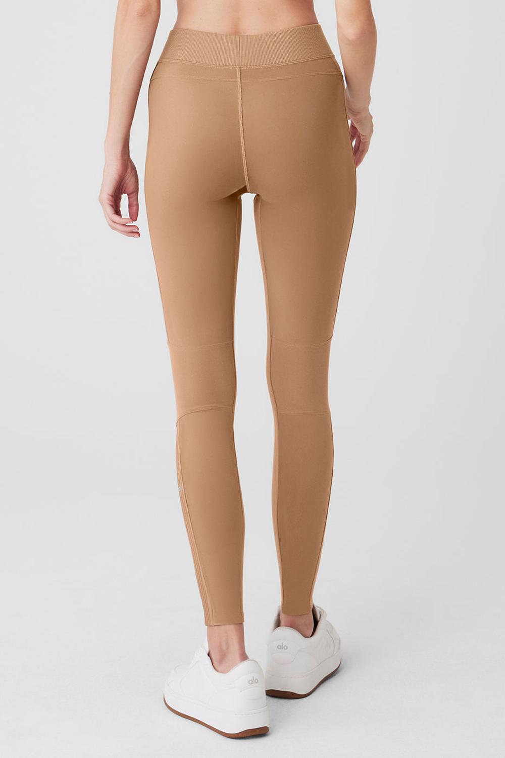 Alo Yoga Alosoft High-Waist Head Start Naisten Leggings Toasted Almond | Suomi  1973-LTXPS