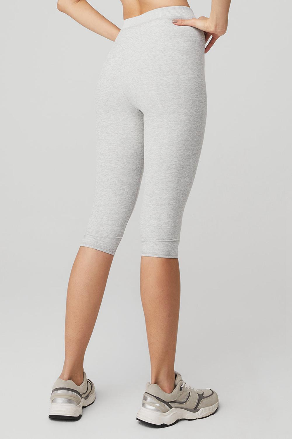 Alo Yoga Alosoft High-Waist Iconic 90'sri Naisten Leggings Harmaat | Suomi  4617-SCMNR