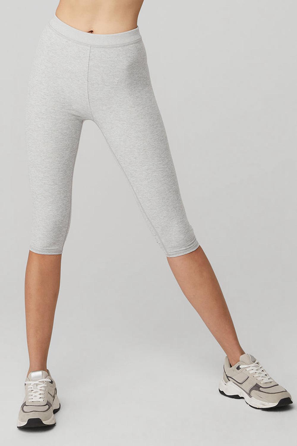 Alo Yoga Alosoft High-Waist Iconic 90\'sri Naisten Leggings Harmaat | Suomi  4617-SCMNR